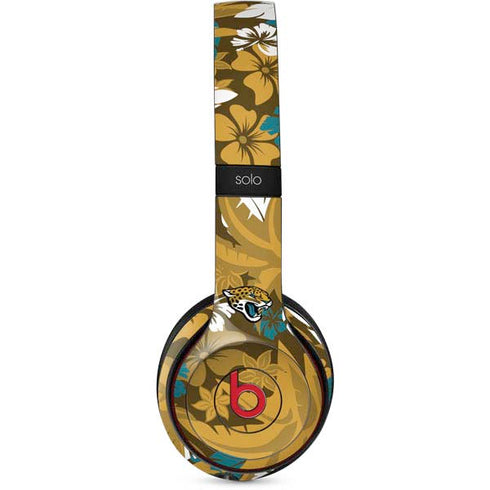 NFL Jacksonville Jaguars Tropical Print Beats Solo 3 Wireless Skin