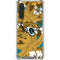 NFL Jacksonville Jaguars Tropical Print Galaxy A17 Clear Case