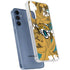 NFL Jacksonville Jaguars Tropical Print Galaxy A35 5G Clear Case
