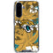 NFL Jacksonville Jaguars Tropical Print Galaxy A36 5G Clear Case