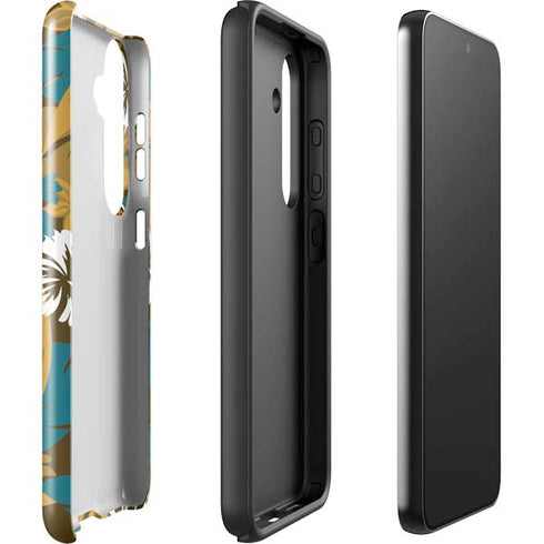 NFL Jacksonville Jaguars Tropical Print Galaxy S25 Impact Case
