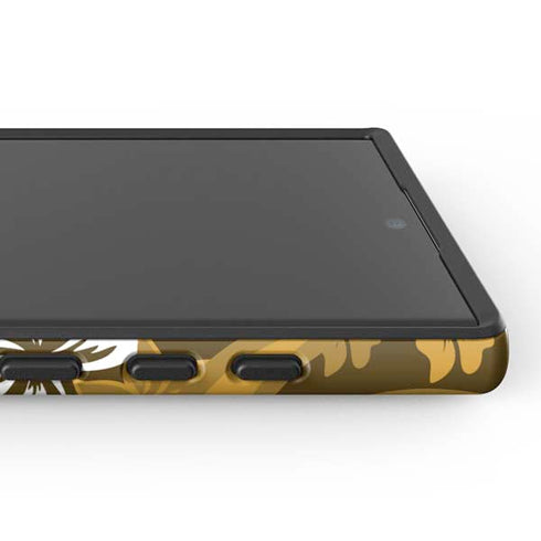 NFL Jacksonville Jaguars Tropical Print Galaxy S25 Ultra Impact Case