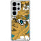 NFL Jacksonville Jaguars Tropical Print Galaxy S25 Ultra Clear Case