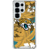 NFL Jacksonville Jaguars Tropical Print Galaxy S25 Ultra Clear Case