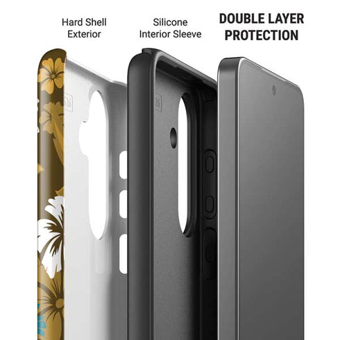 NFL Jacksonville Jaguars Tropical Print Galaxy S26 Plus Impact Case