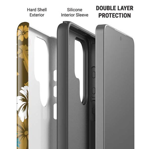 NFL Jacksonville Jaguars Tropical Print Galaxy S26 Ultra Impact Case