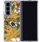 NFL Jacksonville Jaguars Tropical Print Galaxy Z Fold5 5G Clear Case