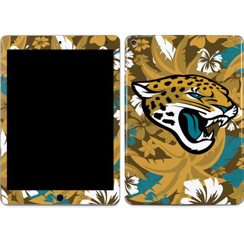 NFL Jacksonville Jaguars Tropical Print iPad Skins