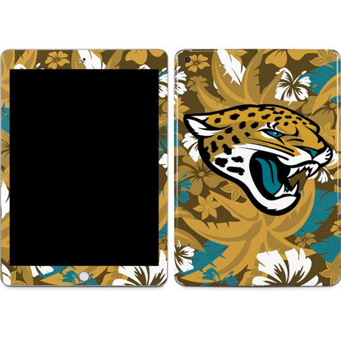 NFL Jacksonville Jaguars Tropical Print Apple iPad Skin
