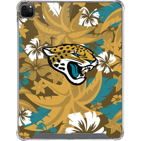 NFL Jacksonville Jaguars Tropical Print iPad Cases