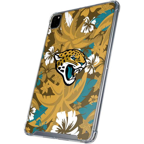 NFL Jacksonville Jaguars Tropical Print iPad Cases