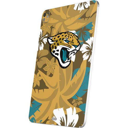 NFL Jacksonville Jaguars Tropical Print iPad Pro 13in M4 (2024) Skin
