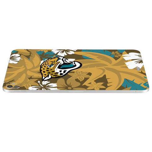 NFL Jacksonville Jaguars Tropical Print iPad Pro 13in M4 (2024) Skin