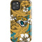 NFL Jacksonville Jaguars Tropical Print iPhone Cases