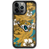 NFL Jacksonville Jaguars Tropical Print iPhone Cases