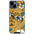 NFL Jacksonville Jaguars Tropical Print iPhone 15 Clear Case
