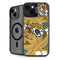 NFL Jacksonville Jaguars Tropical Print iPhone 15 Kickstand Case