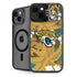 NFL Jacksonville Jaguars Tropical Print iPhone 15 Kickstand Case