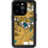 NFL Jacksonville Jaguars Tropical Print iPhone 15 Pro Waterproof Case