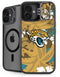 NFL Jacksonville Jaguars Tropical Print iPhone 16 Kickstand Case