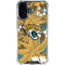 NFL Jacksonville Jaguars Tropical Print iPhone 16 Plus Clear Case