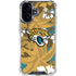 NFL Jacksonville Jaguars Tropical Print iPhone 16 Plus Clear Case