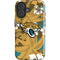 NFL Jacksonville Jaguars Tropical Print iPhone 16 Plus Impact Case