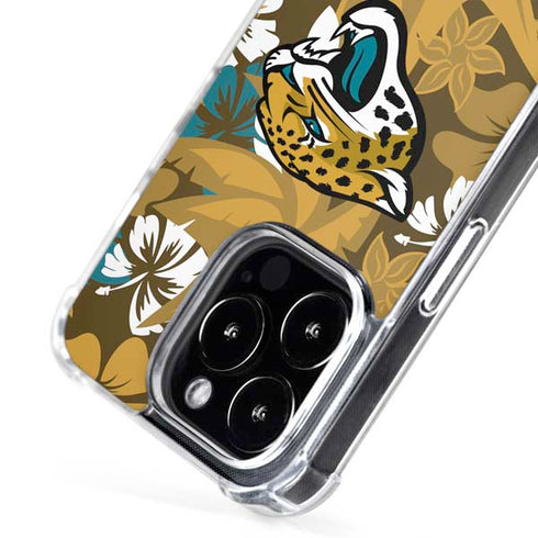 NFL Jacksonville Jaguars Tropical Print iPhone 16 Pro MagSafe Case