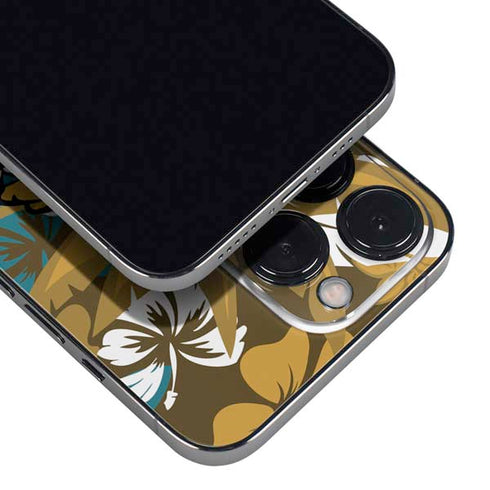 NFL Jacksonville Jaguars Tropical Print iPhone 16 Pro Skin