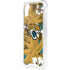 NFL Jacksonville Jaguars Tropical Print iPhone XS Clear Case