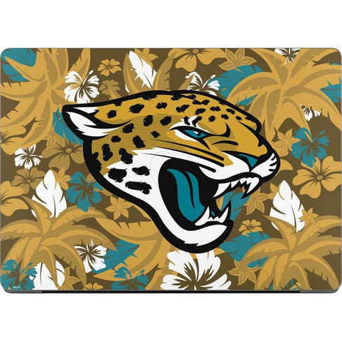 NFL Jacksonville Jaguars Tropical Print Apple MacBook Pro 14-inch Skin