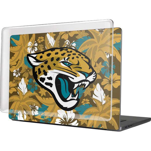 NFL Jacksonville Jaguars Tropical Print MacBook Cases