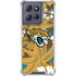 NFL Jacksonville Jaguars Tropical Print Moto G Stylus 5G (2025) Clear Case