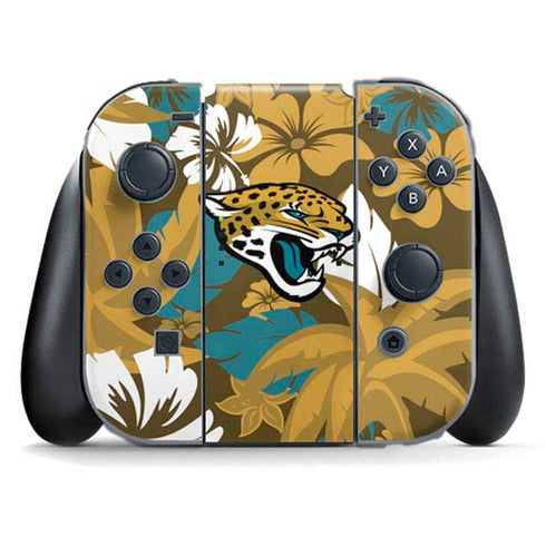 NFL Jacksonville Jaguars Tropical Print Nintendo Skins