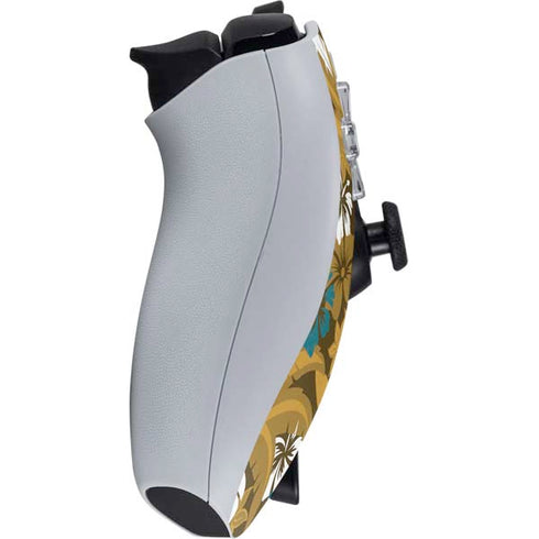 NFL Jacksonville Jaguars Tropical Print PlayStation Portal Remote Player Skin