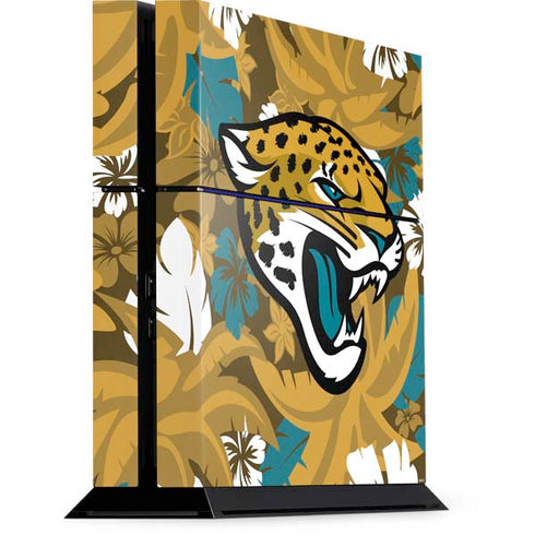 NFL Jacksonville Jaguars Tropical Print PlayStation PS4 Skins