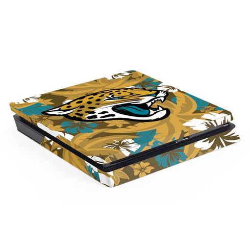 NFL Jacksonville Jaguars Tropical Print PlayStation PS4 Skins