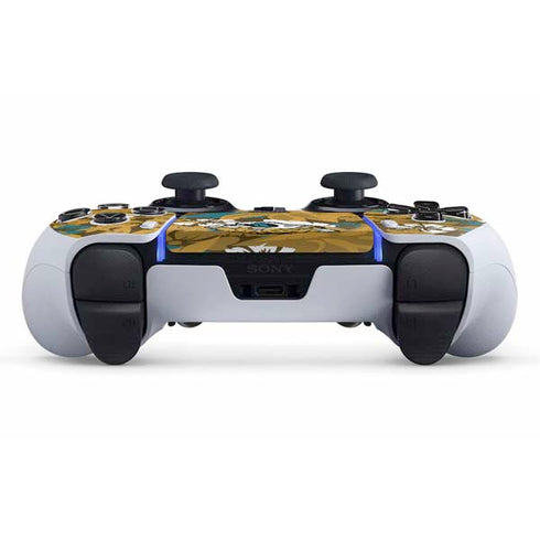 NFL Jacksonville Jaguars Tropical Print PS5 DualSense Edge Pro Controller Skin