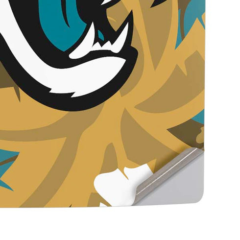 NFL Jacksonville Jaguars Tropical Print PS5 Pro Disk Console Skin