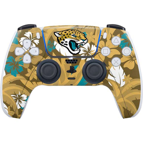 NFL Jacksonville Jaguars Tropical Print PlayStation PS5 Skins