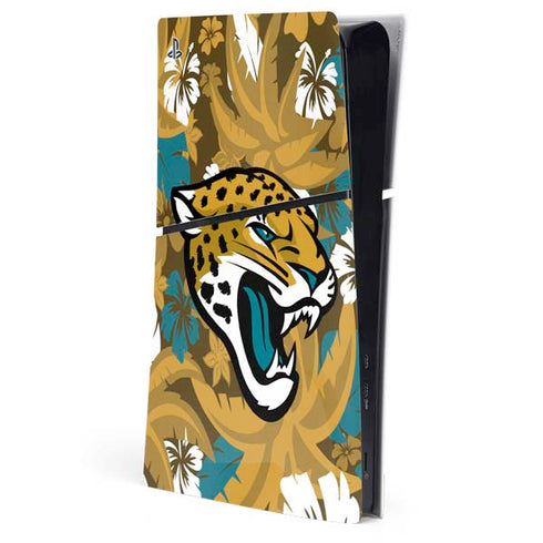 NFL Jacksonville Jaguars Tropical Print PlayStation PS5 Skins
