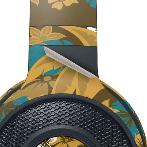 NFL Jacksonville Jaguars Tropical Print Razer Kraken X Skin