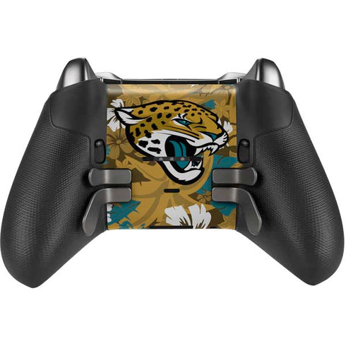 NFL Jacksonville Jaguars Tropical Print Xbox Elite Wireless Controller Series 2 Skin
