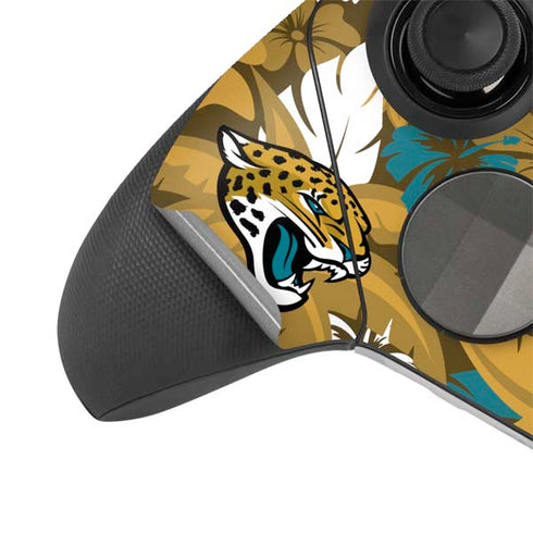 NFL Jacksonville Jaguars Tropical Print Xbox Elite Wireless Controller Series 2 Skin