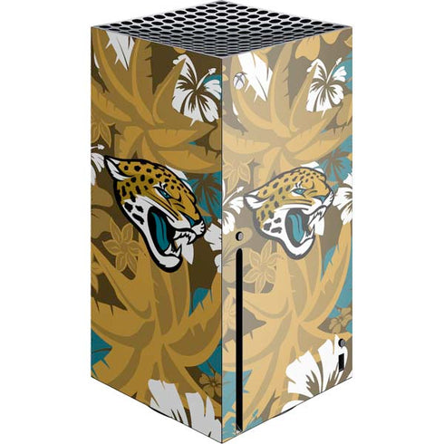 NFL Jacksonville Jaguars Tropical Print Xbox Series X Skins
