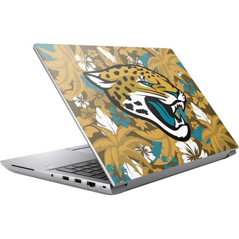 NFL Jacksonville Jaguars Tropical Print HP ZBook Fury 16 G10 Skin