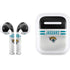 NFL Jacksonville Jaguars White Striped Apple AirPods Skin