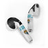 NFL Jacksonville Jaguars White Striped Apple AirPods Skin