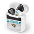 NFL Jacksonville Jaguars White Striped Apple AirPods Skin