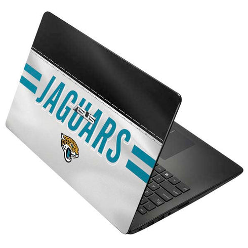 NFL Jacksonville Jaguars White Striped Asus X502CA 15.6 Skin